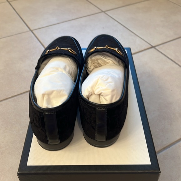 NWT Gucci Jordan Velvet GG Loafers - Picture 7 of 10